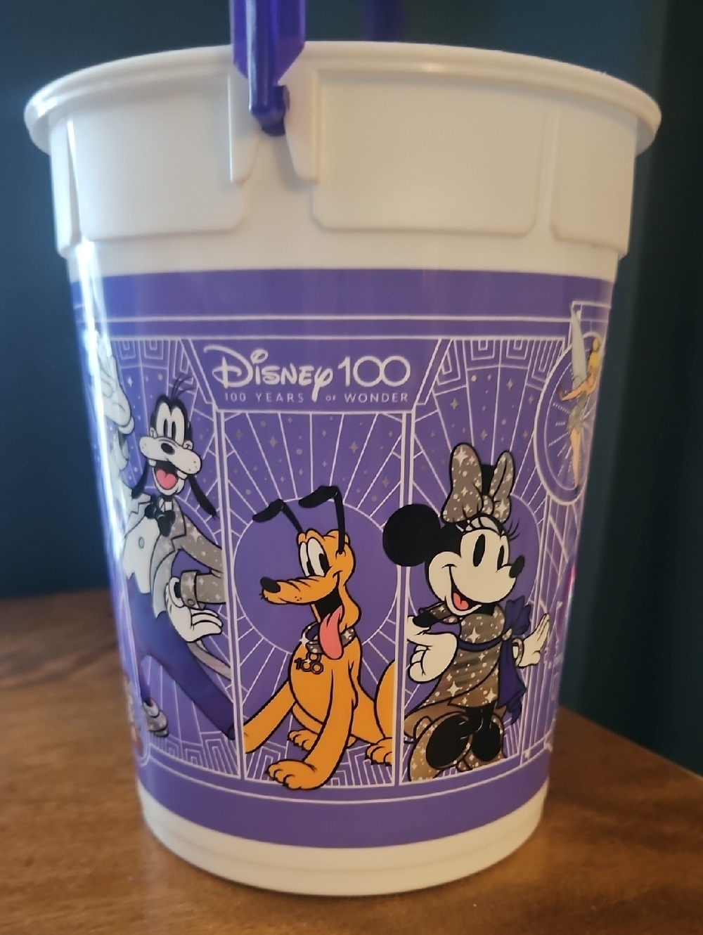 Disney 100 Years Of Wondar Purple Mickey & Friends Popcorn Bucket (No Lid)